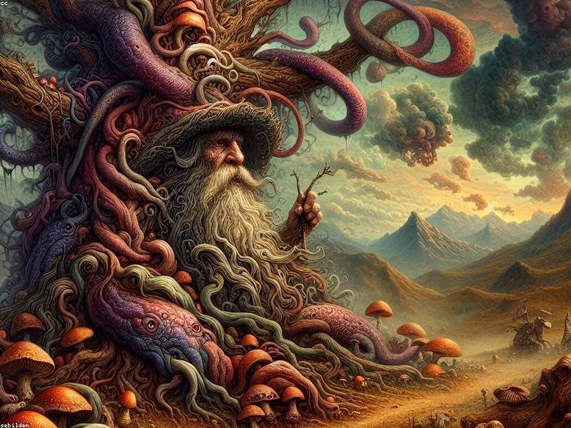 Porównanie suszonych grzybów Albino Penis Envy i Golden Teacher